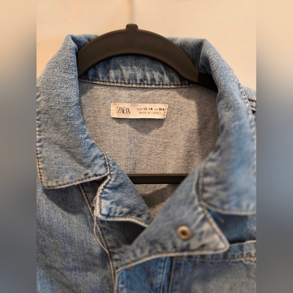 Zara Z1975 Denim Utility Boilersuit 90s Retro Vintage inspired 100% Cotton - Picture 3 of 12